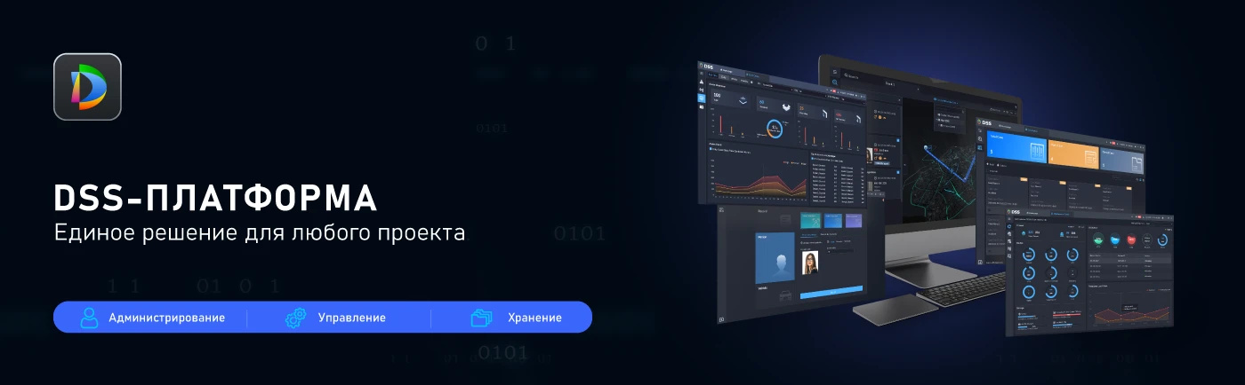Интерфейс DSS Professional для централизованного управления системой безопасности